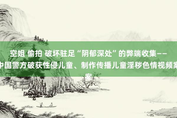 空姐 偷拍 破坏驻足“阴郁深处”的弊端收集——中国警方破获性侵儿童、制作传播儿童淫秽色情视频案